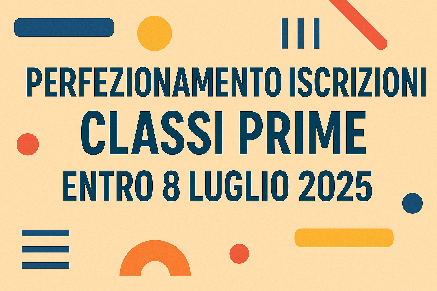 Perfezionamento Iscrizioni prime 2025-26